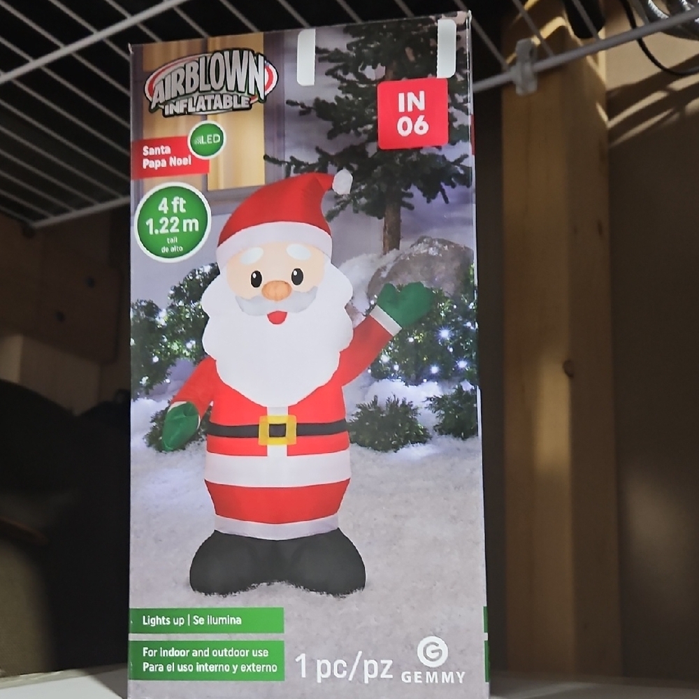 Inflatable Santa Holiday Decor